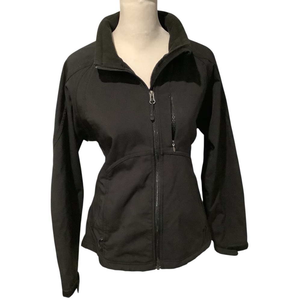 Diamond Supply Women's Fine Line Stretch Black Snow Powder Utility Lined Jacket.